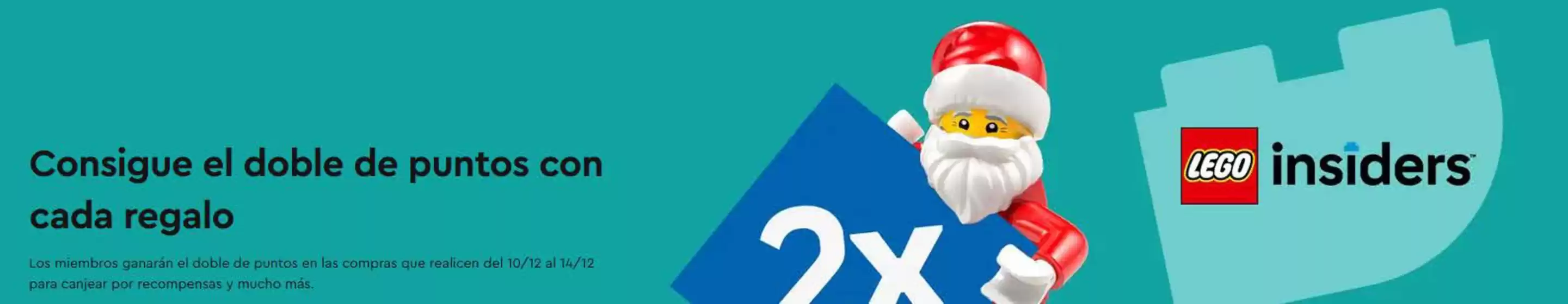 Catálogo LEGO en Ametlla del Vallés | Consigue el doble de puntos con cada regalo | 2025-12-11T00:00:00.000Z - 2025-12-14T00:00:00.000Z