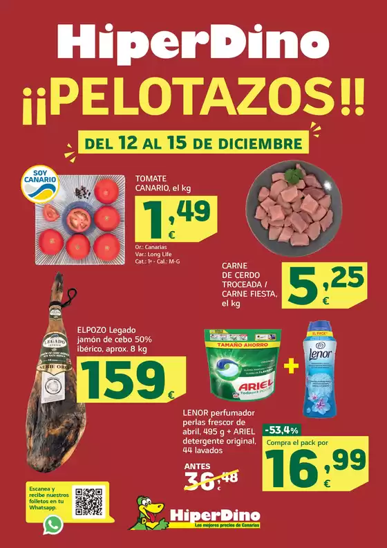 Catálogo HiperDino en Breda | Pelotazos desde el 12 de diciembre | 2025-12-12T00:00:00.000Z - 2025-12-15T00:00:00.000Z
