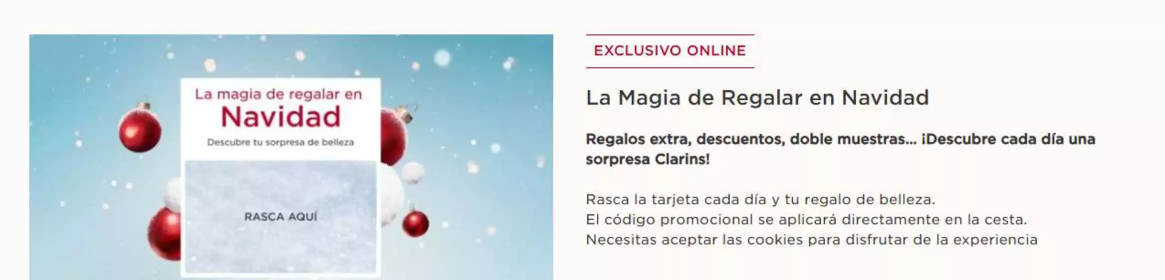 Catálogo Clarins en Roquetas de Mar | Promoción | 2025-12-11T00:00:00.000Z - 2025-12-17T00:00:00.000Z