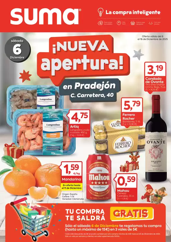 Catálogo Suma Supermercados en Jerez de la Frontera | Nueva apertura | 2025-12-11T00:00:00.000Z - 2025-12-16T00:00:00.000Z
