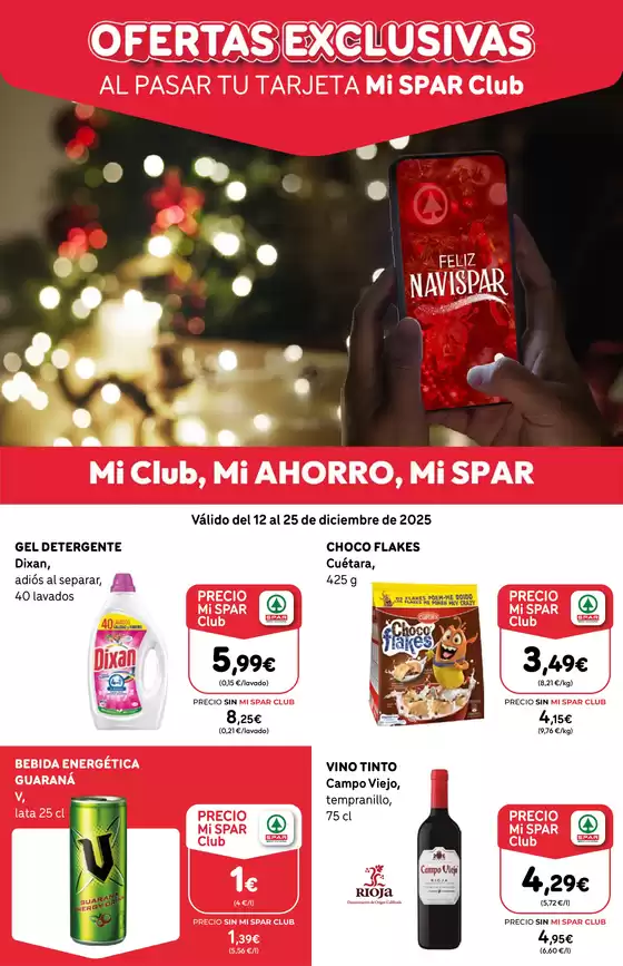 Catálogo SPAR Gran Canaria en Tavernes de la Valldigna | Válido del 12 al 25 de diciembre de 2025 | 2025-12-12T00:00:00.000Z - 2025-12-25T00:00:00.000Z