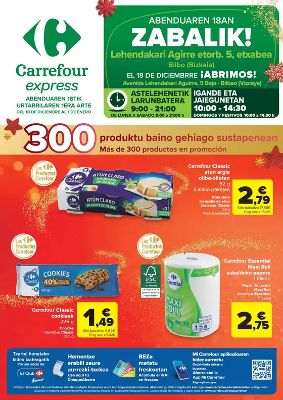 Catálogo Carrefour Express | ZABALIK | 2025-12-18T00:00:00.000Z - 2026-01-01T00:00:00.000Z