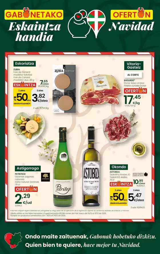 Catálogo Eroski en Vitoria | Navidad | 2025-12-18T00:00:00.000Z - 2025-12-31T00:00:00.000Z
