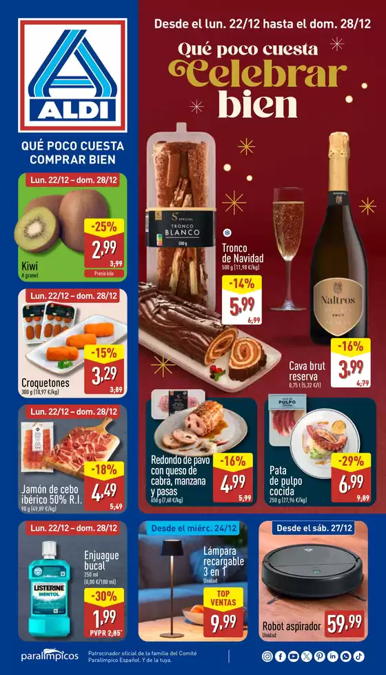 Catálogo ALDI en Donostia-San Sebastián | ¡Qué poco cuenta comprar bien! | 2025-12-22T00:00:00.000Z - 2025-12-28T00:00:00.000Z