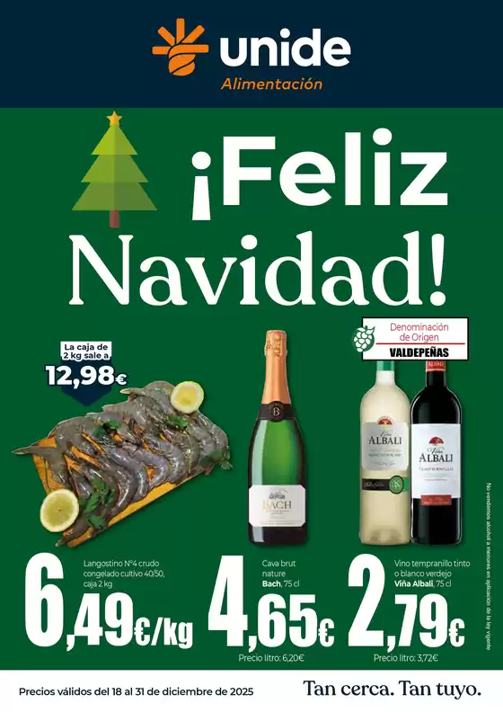 Catálogo UNIDE Alimentación en Garbayuela | ¡Feliz Navidad! UNIDE Alimentación Canarias | 2025-12-18T00:00:00.000Z - 2025-12-31T00:00:00.000Z