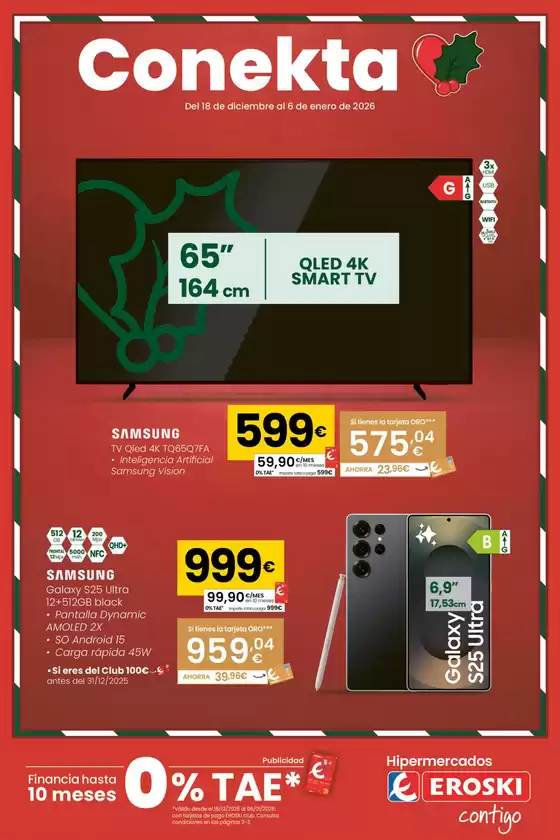 Catálogo Eroski en Culleredo | Conekta | 2025-12-18T00:00:00.000Z - 2026-01-06T00:00:00.000Z