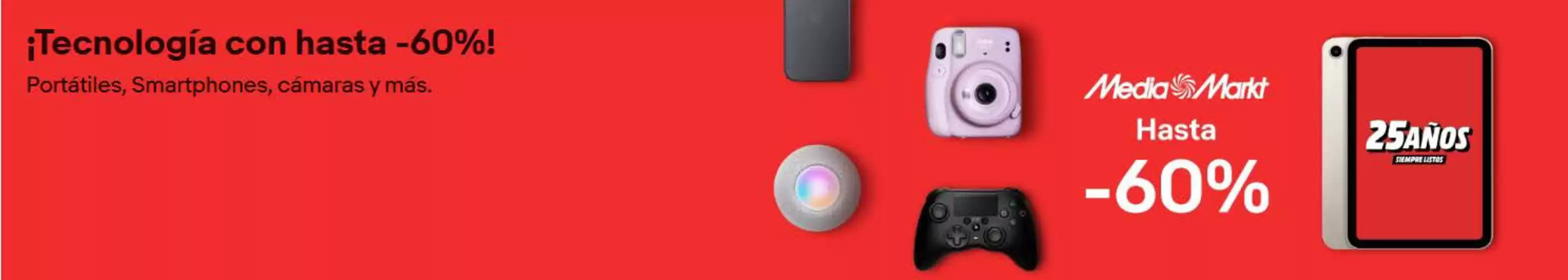 Catálogo eBay en Cebolla | ¡Tecnología con hasta -60%! | 2025-12-16T00:00:00.000Z - 2025-12-22T00:00:00.000Z