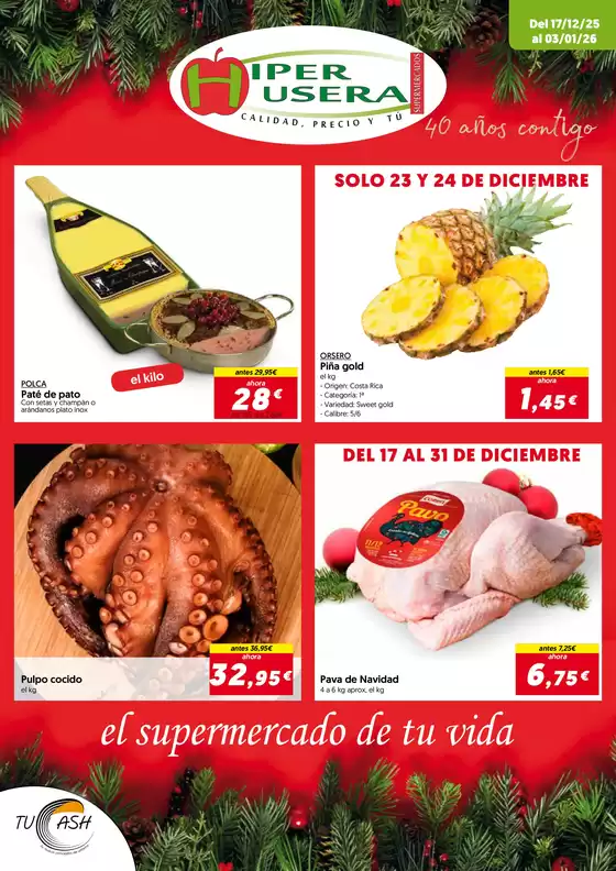 Catálogo Hiper Usera en Vendrell | Catálogo Hiper Usera | 2025-12-17T00:00:00.000Z - 2026-01-03T00:00:00.000Z