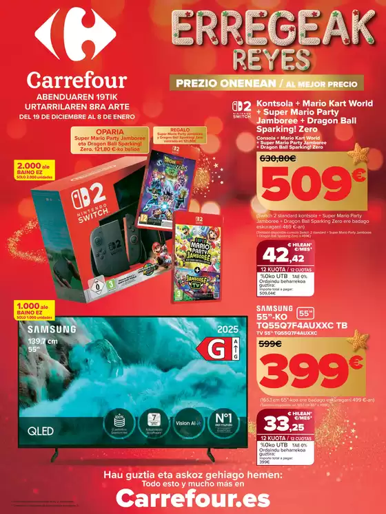 Catálogo Carrefour en Erandio | REYES | 2025-12-19T00:00:00.000Z - 2026-01-08T00:00:00.000Z