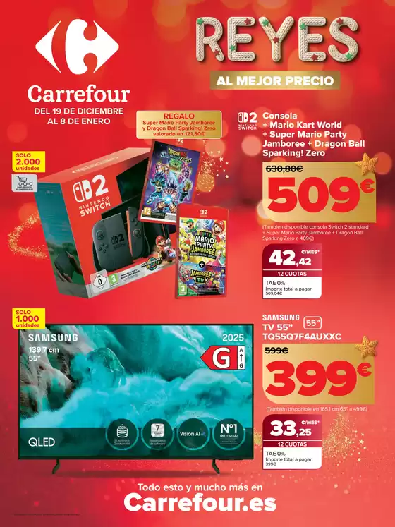 Catálogo Carrefour en Ecija | REYES | 2025-12-19T00:00:00.000Z - 2026-01-08T00:00:00.000Z