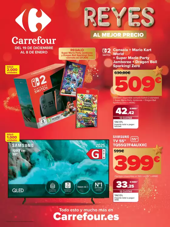 Catálogo Carrefour en Badajoz | REYES | 2025-12-19T00:00:00.000Z - 2026-01-08T00:00:00.000Z