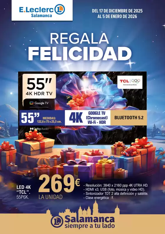 Catálogo E.Leclerc en Santa Cruz de Moya | Regala Felicidad  | 2025-12-17T00:00:00.000Z - 2026-01-05T00:00:00.000Z