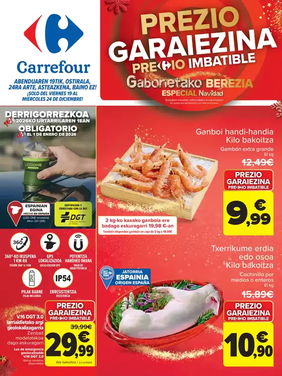 Catálogo Carrefour en Erandio | PRECIO IMBATIBLE | 2025-12-19T00:00:00.000Z - 2025-12-24T00:00:00.000Z