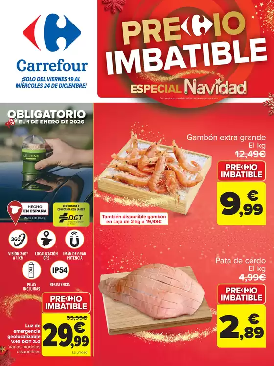 Catálogo Carrefour en Santa Lucía de Tirajana | PRECIO IMBATIBLE | 2025-12-19T00:00:00.000Z - 2025-12-24T00:00:00.000Z