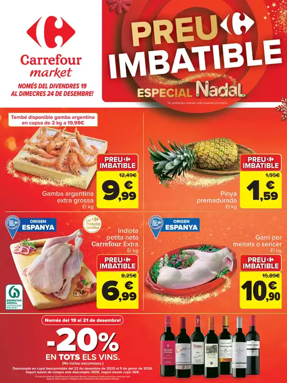 Catálogo Carrefour Market en Valencia | Preu imbatible | 2025-12-19T00:00:00.000Z - 2025-12-24T00:00:00.000Z