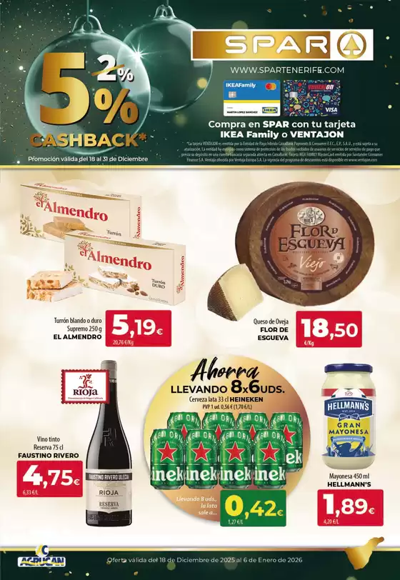 Catálogo Spar Tenerife en Alhaurín el Grande | Promoción válida del 18 al 31 de Diciembre | 2025-12-18T00:00:00.000Z - 2026-01-06T00:00:00.000Z