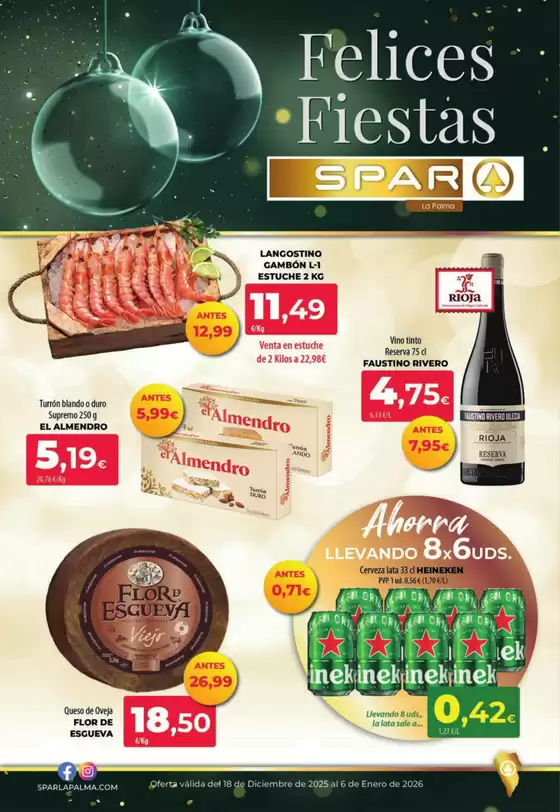 Catálogo Spar La Palma en Alhaurín el Grande | Felices Fiestas | 2025-12-18T00:00:00.000Z - 2026-01-06T00:00:00.000Z