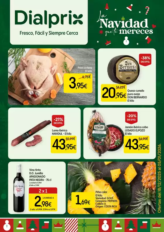 Catálogo Dialprix en San Miguel de Abona | La Navidad que te mereces | 2025-12-18T00:00:00.000Z - 2026-01-05T00:00:00.000Z