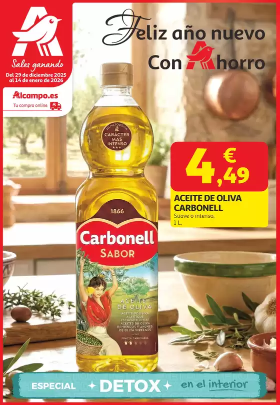 Catálogo Alcampo en Alajeró | Feliz Año Nuevo Con Ahorro | 2025-12-29T00:00:00.000Z - 2026-01-14T00:00:00.000Z