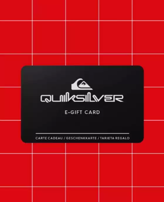Catálogo Quiksilver en Puerto del Carmen | Tarjeta regalo | 2025-12-19T00:00:00.000Z - 2025-12-31T00:00:00.000Z