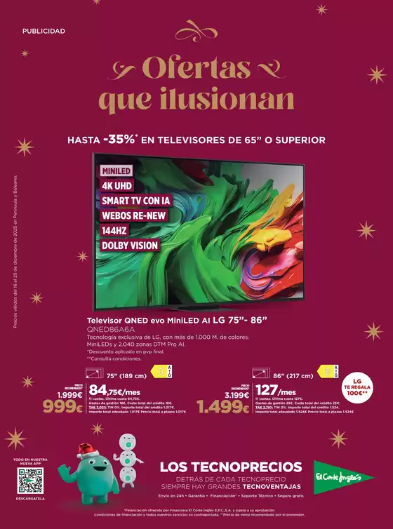 Catálogo El Corte Inglés en Algar de Palancia | Ofertas que ilusionan | 2025-12-16T00:00:00.000Z - 2025-12-25T00:00:00.000Z