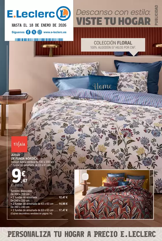 Catálogo E.Leclerc en Valladolid | Blanco hogar Salamanca  | 2026-01-07T00:00:00.000Z - 2026-01-18T00:00:00.000Z