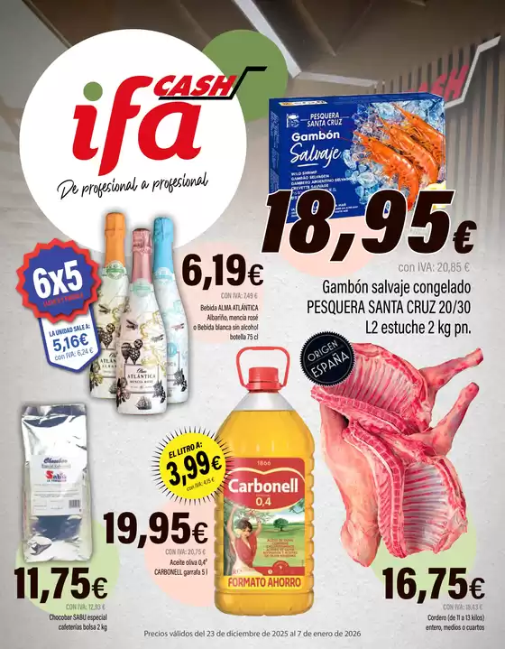 Catálogo Cash Ifa | Precios válidos del 23 de diciembre de 2025 al 7 de enero de 2026 | 2025-12-23T00:00:00.000Z - 2026-01-07T00:00:00.000Z