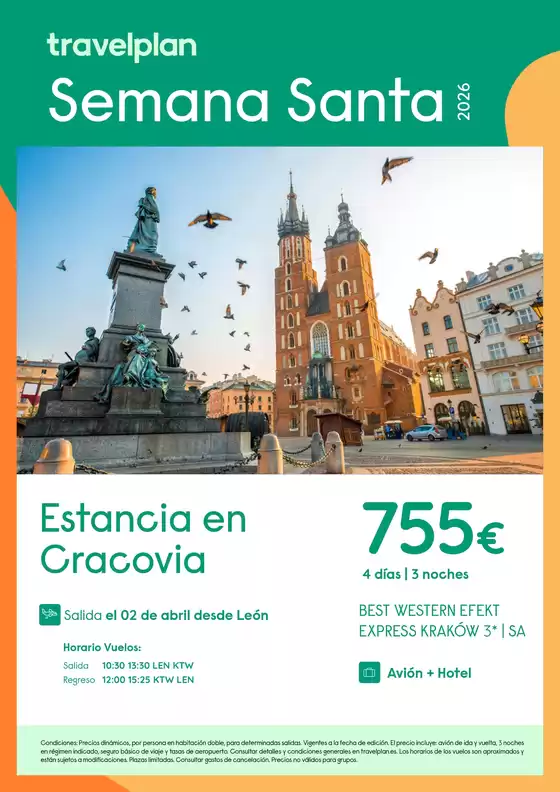 Catálogo Travelplan en Madrid | Travelplan Cracovia | 2025-12-23T00:00:00.000Z - 2026-04-02T00:00:00.000Z