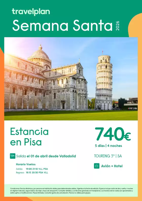 Catálogo Travelplan en Madrid | Travelplan Pisa | 2026-04-01T00:00:00.000Z - 2026-04-01T00:00:00.000Z