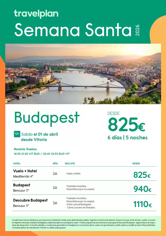 Catálogo Travelplan en Madrid | Travelplan Budapest | 2025-12-23T00:00:00.000Z - 2026-04-01T00:00:00.000Z