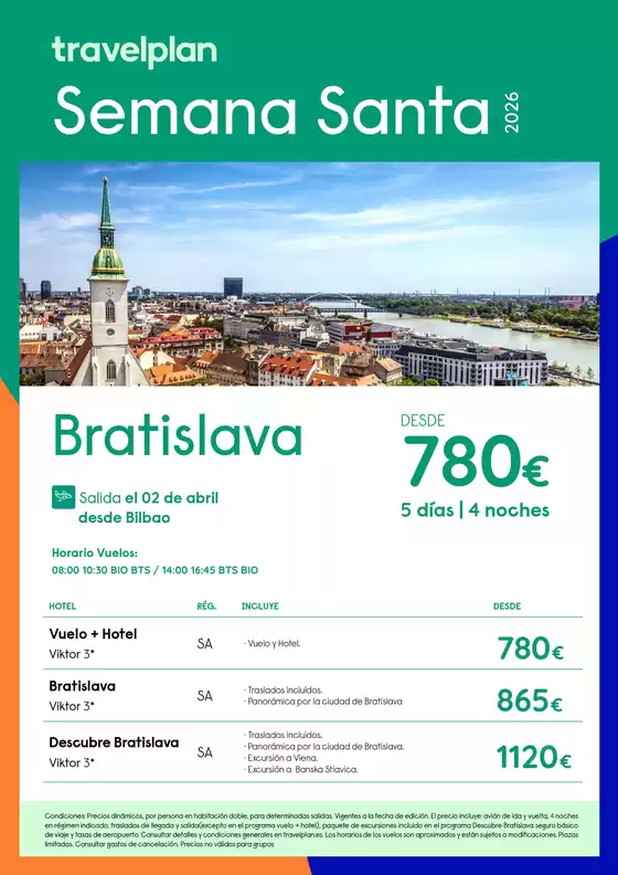 Catálogo Travelplan en Madrid | Travelplan Bratislavia | 2025-12-23T00:00:00.000Z - 2026-04-02T00:00:00.000Z