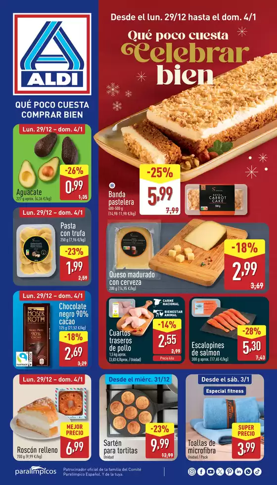 Catálogo ALDI en Calvià | Qué poco cuesta comprar bien | 2025-12-29T00:00:00.000Z - 2026-01-04T00:00:00.000Z