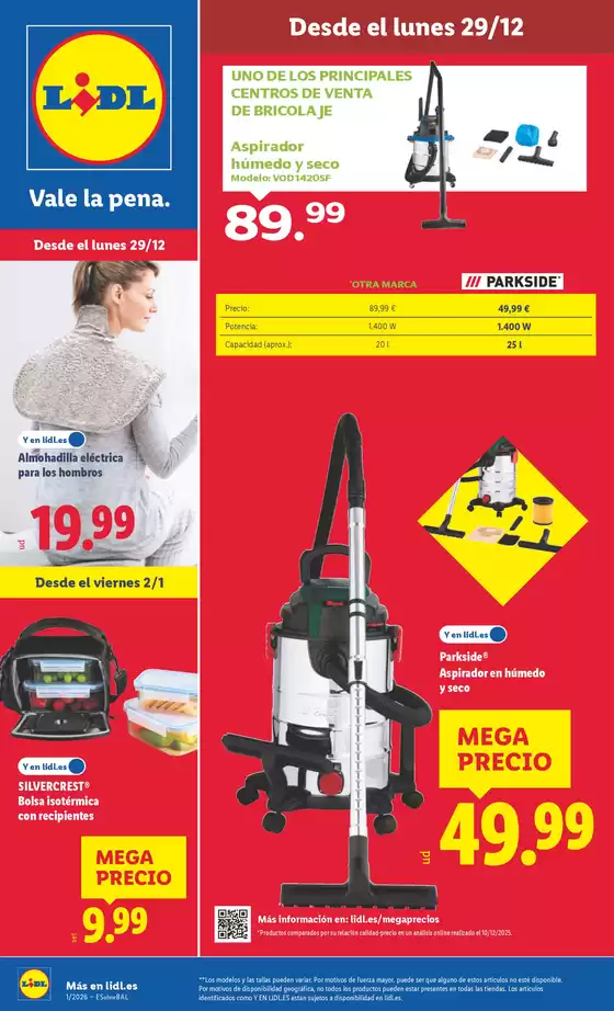 Catálogo Lidl en Boiro | ¡Bazar Lidl! Ofertas válidas del 29/12/2025 al 04/01/2026 | 2025-12-29T00:00:00.000Z - 2026-01-04T00:00:00.000Z