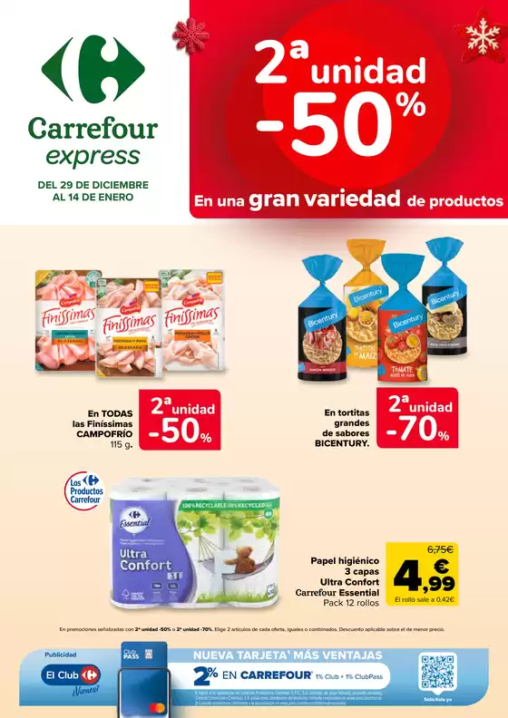 Catálogo Carrefour Express en Alhama de Granada | 2.a unidad-50% | 2025-12-29T00:00:00.000Z - 2026-01-14T00:00:00.000Z