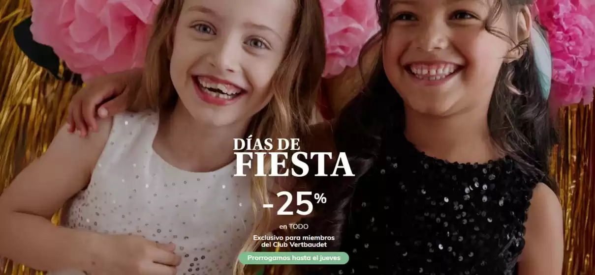 Catálogo Vertbaudet | -25% en todo | 2025-12-26T00:00:00.000Z - 2026-01-01T00:00:00.000Z