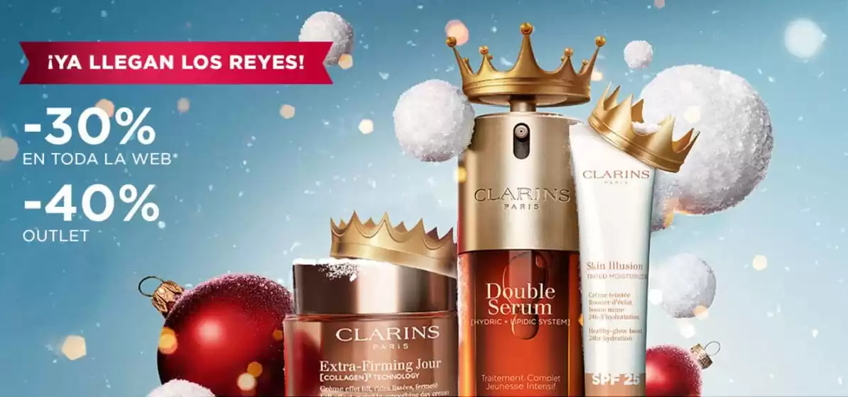 Catálogo Clarins en Granollers | ¡Ya Llegan Los Reyes! | 2025-12-26T00:00:00.000Z - 2025-12-31T00:00:00.000Z