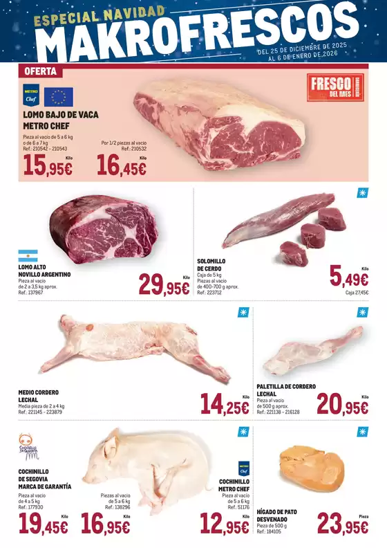 Catálogo Makro en Montcada i Reixac | Makro Fresco Norte 2 | 2025-12-29T00:00:00.000Z - 2026-01-06T00:00:00.000Z