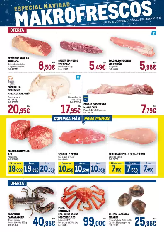 Catálogo Makro en Montcada i Reixac | Makro Fresco Canarias | 2025-12-29T00:00:00.000Z - 2026-01-06T00:00:00.000Z