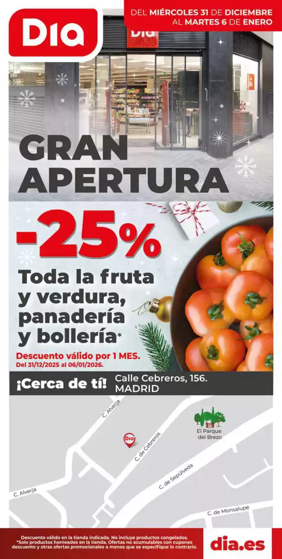 Catálogo Dia en Alcorcón | Gran apertura Dia del 31/12 al 06/01 | 2025-12-31T00:00:00.000Z - 2026-01-06T00:00:00.000Z