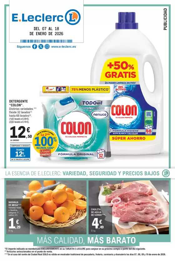 Catálogo E.Leclerc en Zaragoza | Hiper Oferta 18 | 2026-01-07T00:00:00.000Z - 2026-01-25T00:00:00.000Z