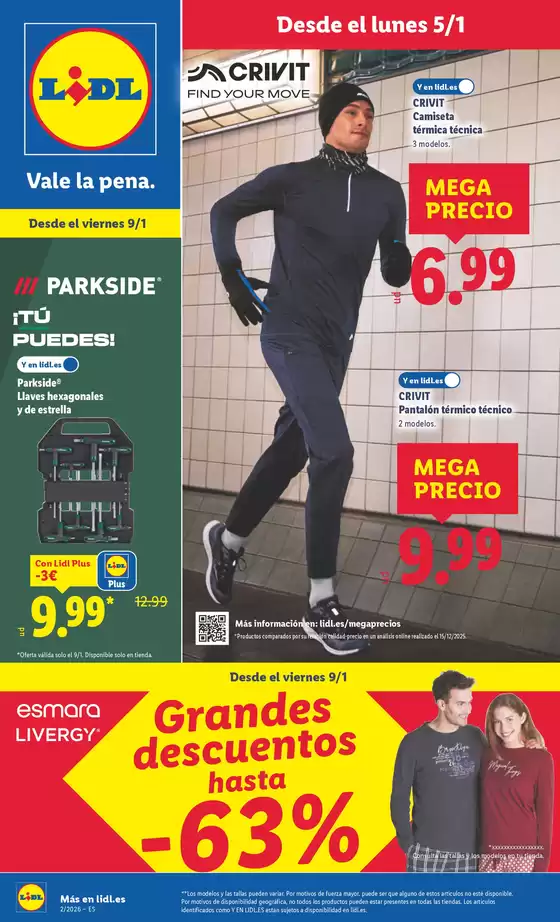 Catálogo Lidl en Miranda de Ebro | ¡Bazar Lidl! Ofertas válidas del 05/01/2026 al 11/01/2026 | 2026-01-05T00:00:00.000Z - 2026-01-11T00:00:00.000Z