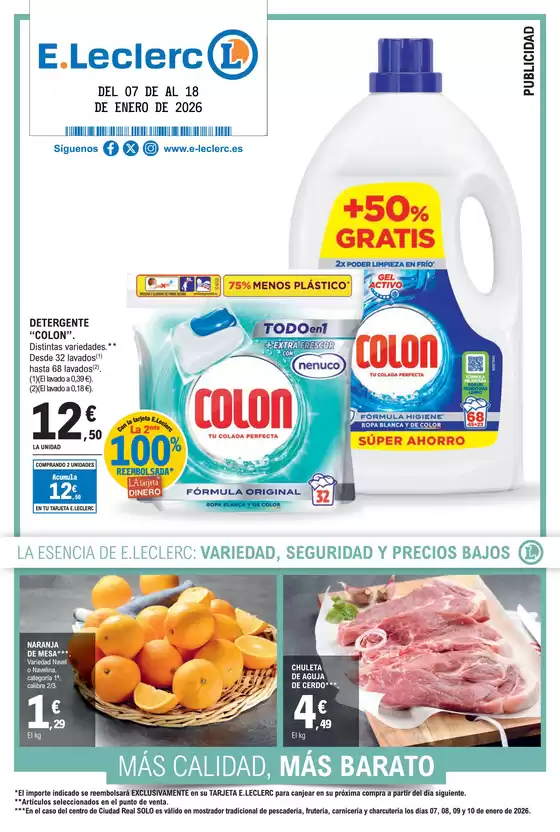 Catálogo E.Leclerc en Valladolid | Hiper Ofertas 18 | 2026-01-07T00:00:00.000Z - 2026-01-18T00:00:00.000Z