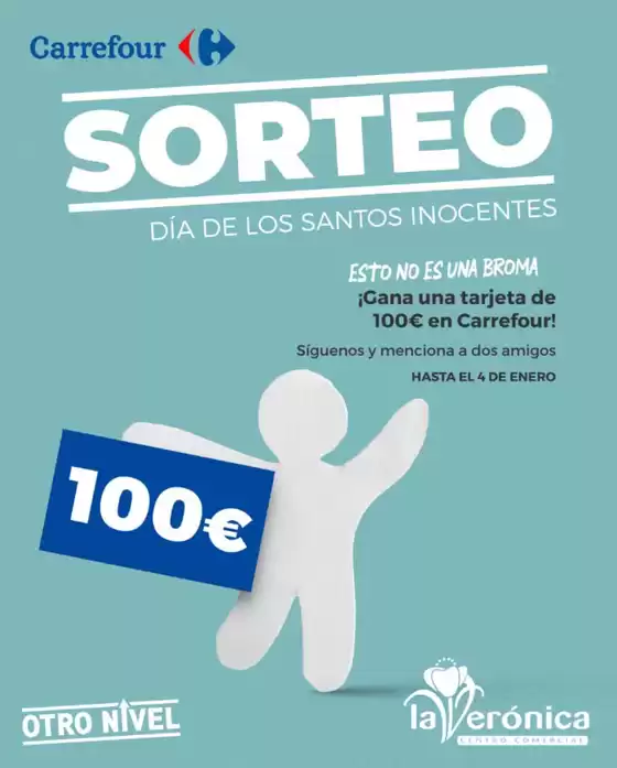Catálogo La Verónica | ¡Gana una tarjeta de 100€ en Carrefour! | 2025-12-30T00:00:00.000Z - 2026-01-04T00:00:00.000Z