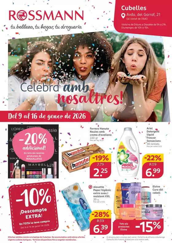 Catálogo Rossmann en Manises | Celebra amb nosaltres! | 2025-12-30T00:00:00.000Z - 2026-01-16T00:00:00.000Z