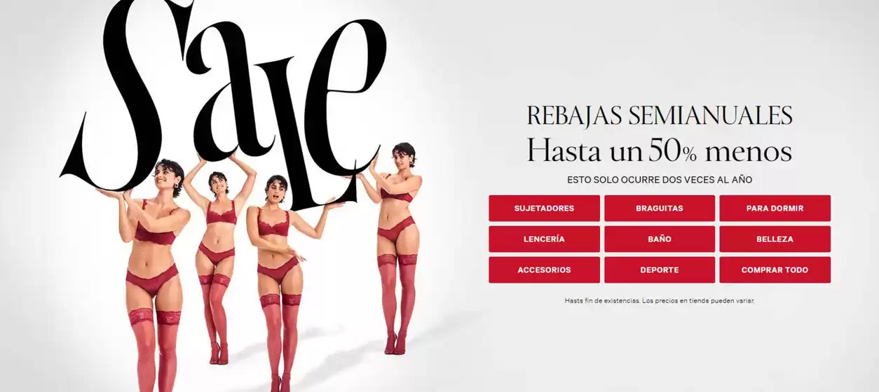 Catálogo Victoria's Secret | Rebajas Semianuales | 2025-12-30T00:00:00.000Z - 2026-01-12T00:00:00.000Z