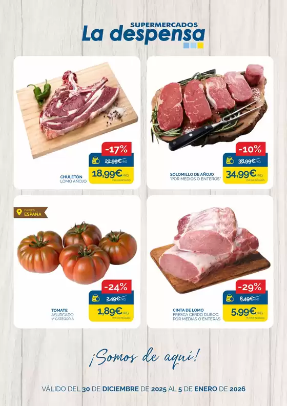 Catálogo Supermercados La Despensa | ¡Somos de aquí! | 2025-12-30T00:00:00.000Z - 2026-01-05T00:00:00.000Z