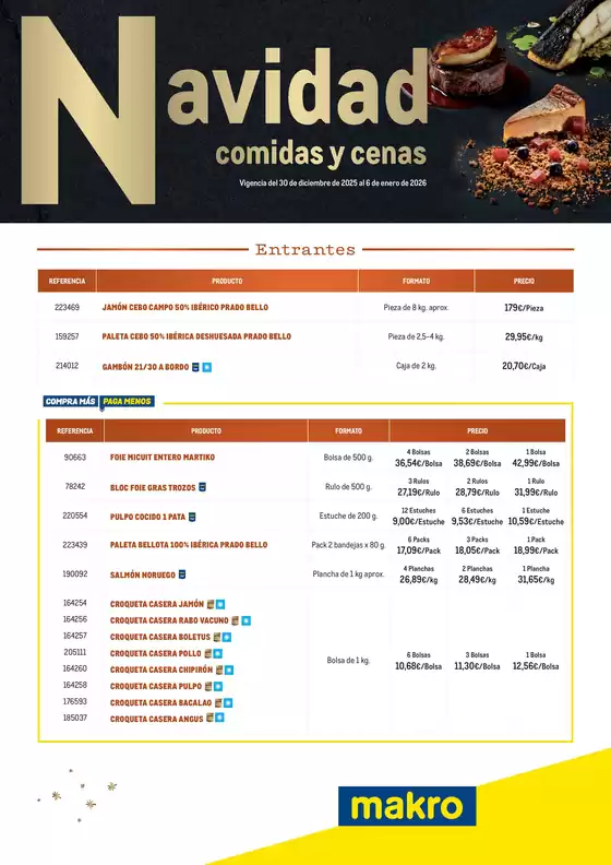 Catálogo Makro | Menú Navidad Levante | 2025-12-31T00:00:00.000Z - 2026-01-06T00:00:00.000Z