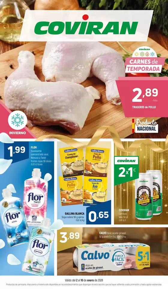 Catálogo Coviran en Getxo | Válido del 2 al 10 de enero de 2026 | 2026-01-02T00:00:00.000Z - 2026-01-10T00:00:00.000Z