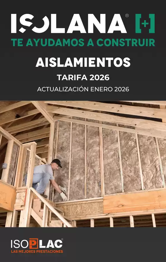 Catálogo Isolana | Aislamientos – Tarifa Isolana | 2026-01-05T00:00:00.000Z - 2026-01-31T00:00:00.000Z