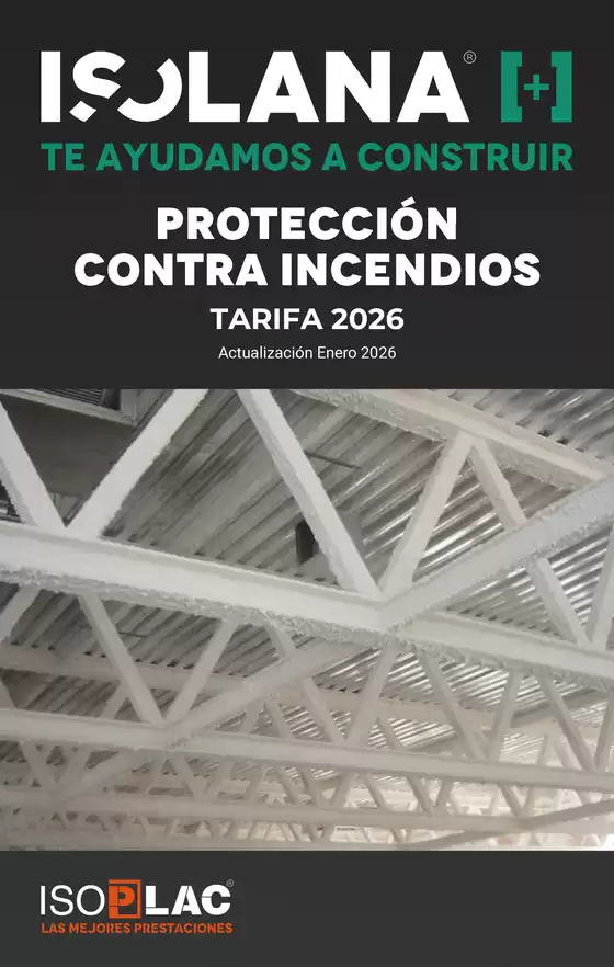 Catálogo Isolana | Protección Contra Incendios – Tarifa Isolana | 2026-01-05T00:00:00.000Z - 2026-01-31T00:00:00.000Z